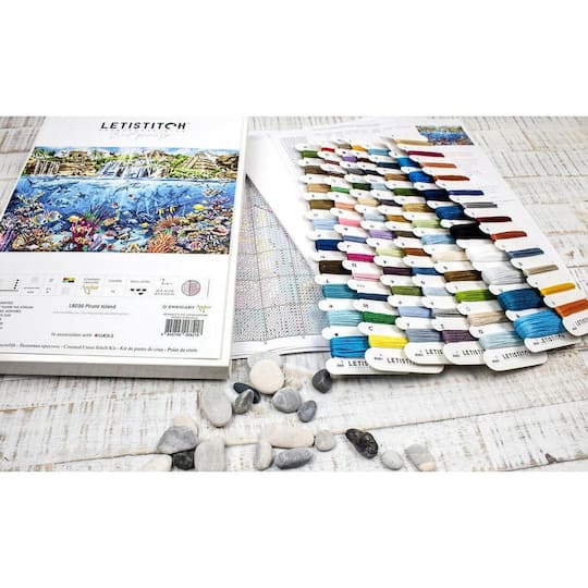 Letistitch Counted Cross Stitch Kit Pirate Island